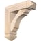 Ekena Millwork Olympic Arts and Crafts Smooth Bracket w/ Offset Brace, Douglas Fir, 5 1/2"W x 18"D x 18"H BKT0604X18X18OLY03SDF - alternate 1